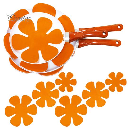 1 Pan Pot Set Cyan Protectors Nonwoven Fabric Thickened Nonstick Heatresistant Cookware Scratch Prevention Pan Pads