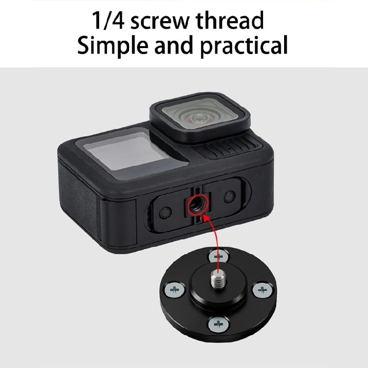 Многоцелевой адаптер с винтом 1/4 из алюминиевого сплава, фиксирующее основание для крепления штативов, подставок для планшетов и студийного освещения