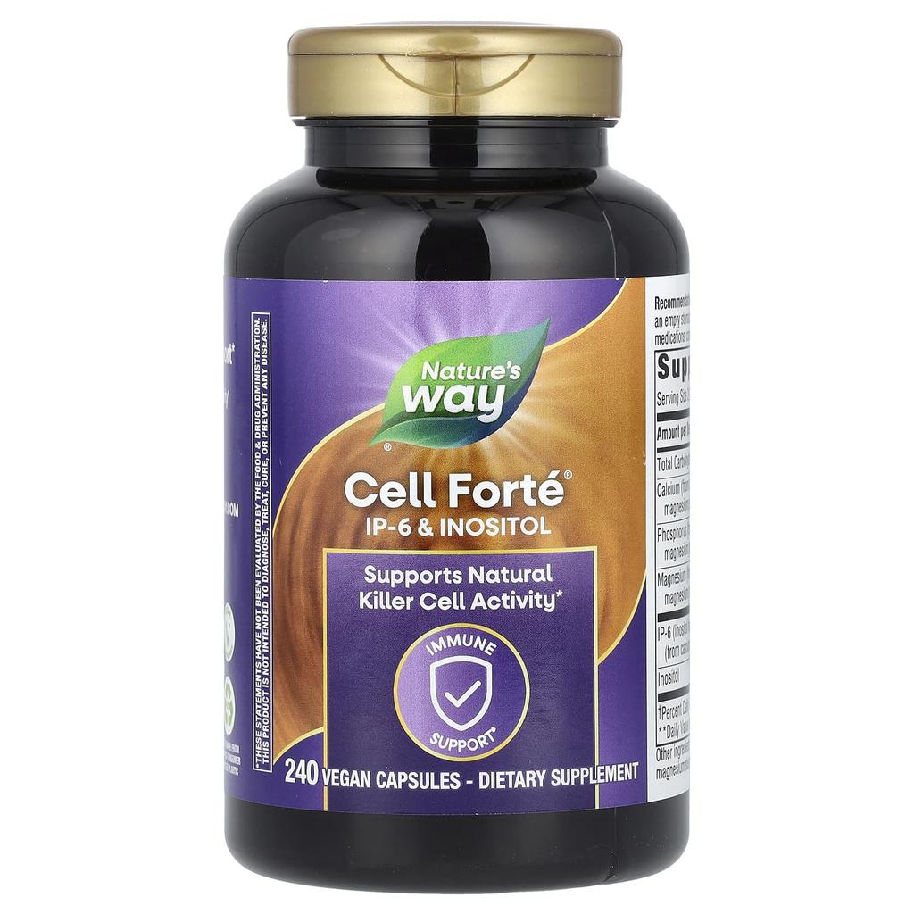 Nature'S Way, Cell Forté, Ip-6 & Inositol, 240 Veggie Caps