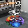 1pc Abstract Colors Office Round Area Rug, Indoor Mat Suitable For Office, Under Office Chairs Bedroom Living Room Home Decor, Room Deco