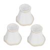 3Pcs Fabric Lamp Shade E14 Clip On Wall Lamp Candle Chandelier Lampshade Interior Decoration White