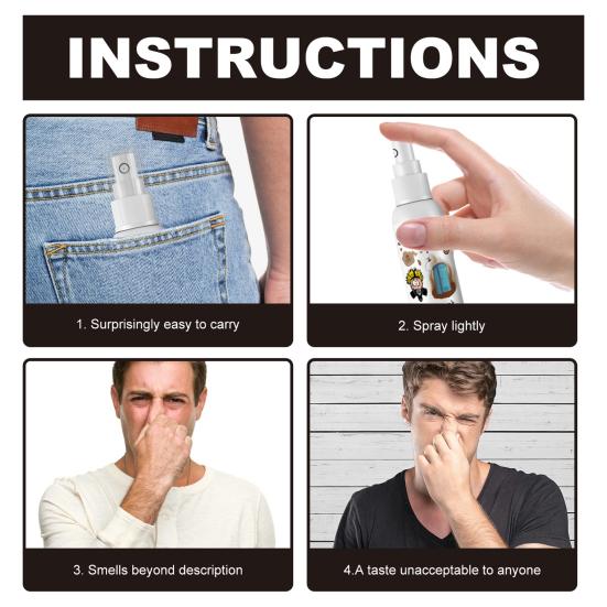 30 мл Вонючий Спрей Безопасный Долговечный Очевидный Эффект Вонючий Вонючий Газ Дерьмо Вонь Задница Бомба Спрей для Хэллоуина