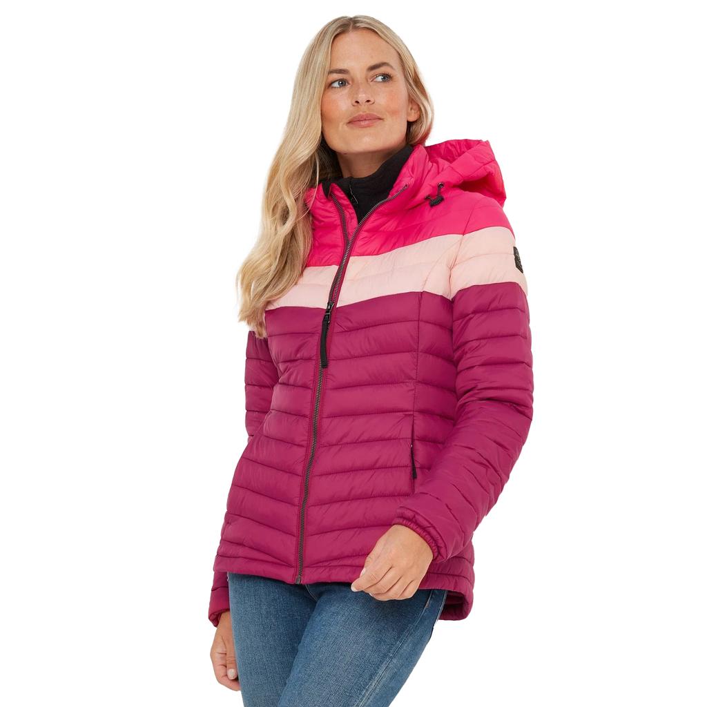 TOG24 Womens/Ladies Garriston Color Block Padded Jacket