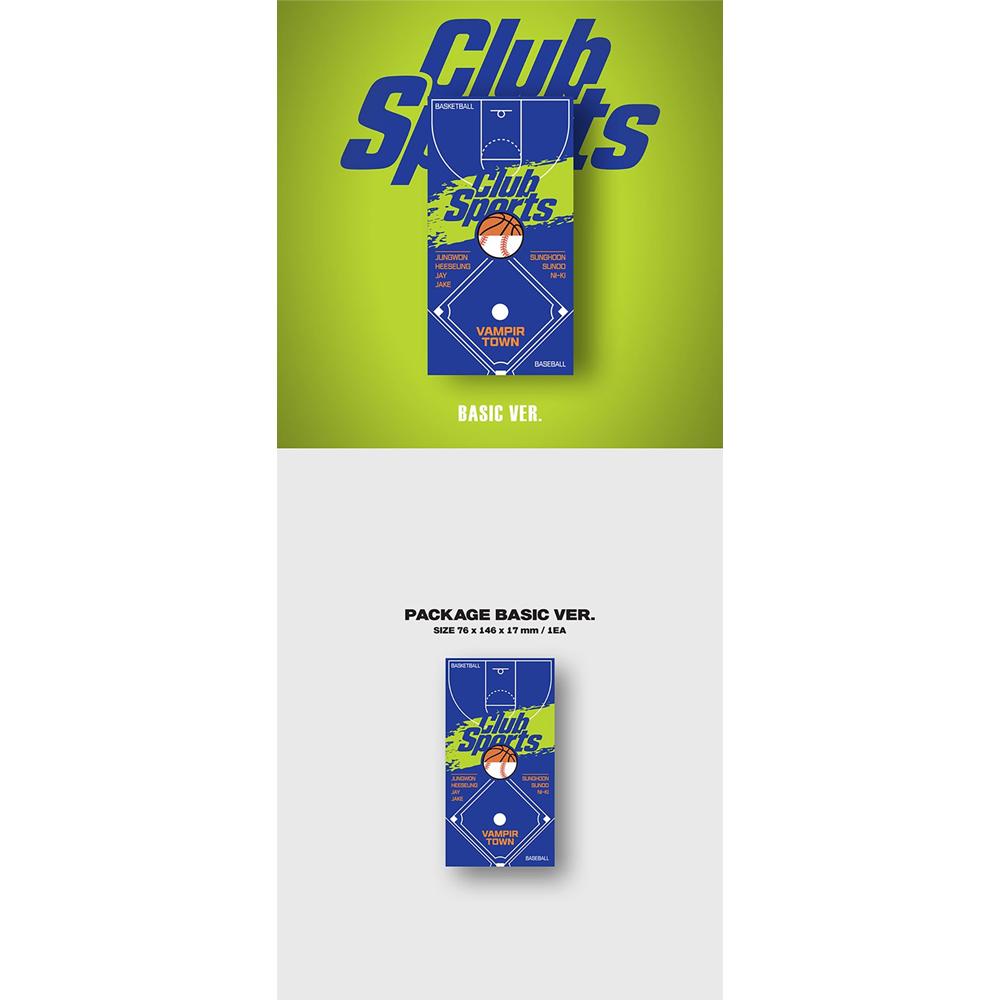 ENHYPEN [Коллекция клубных карт-купонов ENHYPEN WORLD] CLUB SPORTS БАЗОВАЯ версия