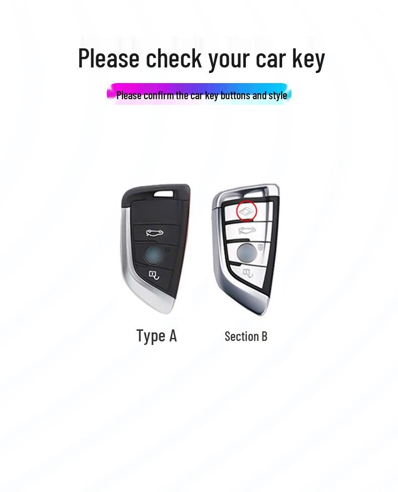 Чехол для ключа автомобиля BMW для 7 серии, 5 серии, 3 серии, X1, X2, X3, X5, X6 и 530Li.