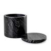 Q-BATH PREMIUM DECOR 1527 cosmetic container black gray marble