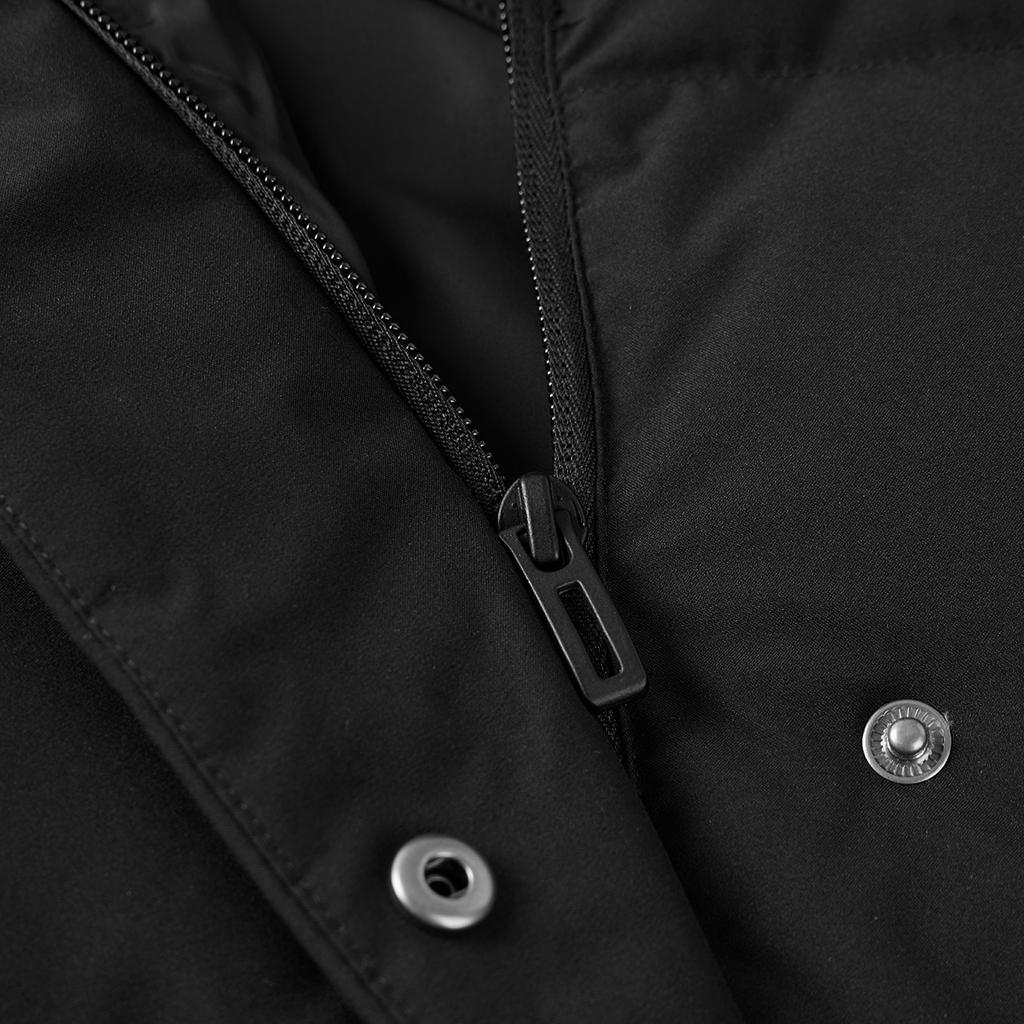 Adidas FW24 Comfortable Casual Versatile Long Sleeve Down Jacket Men Outerwear Black JL9593