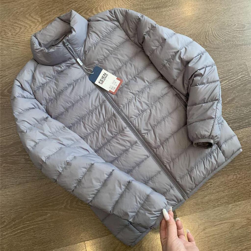 Сверхлегкая мужская пуховая куртка со стойкой: Легкий, Теплый, Прочный.