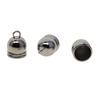 50pcs Cap Bell 10mm End Mesh Kumihimo Cord Tassel Diy Making Black