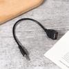 3,5 мм черный автомобильный аудиокабель Aux к USB-аудиокабель автомобильная электроника для воспроизведения музыки автомобильный аудиокабель USB-конвертер для наушников