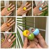 Resin Geometric Ring Simple Ring Fashion Plain Ring Women