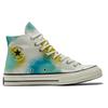 Converse Chuck 70 Аэрозольная краска Модные повседневные полукеды из парусины Унисекс Белые и синие