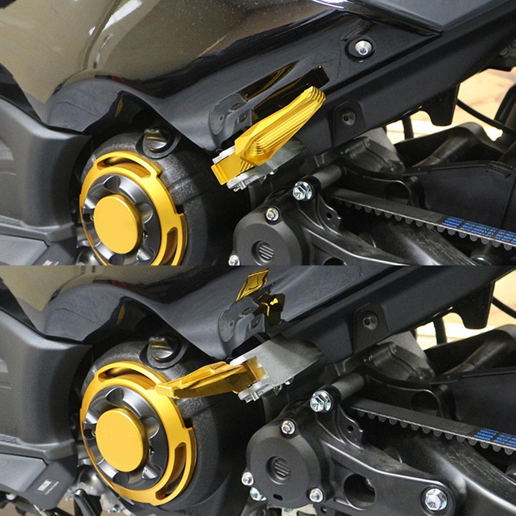 Совместимо с NMAX155/125 XMAX300/250 Мотоциклетные аксессуары из алюминиевого сплава Подножка для заднего пассажира Педаль Подножки 2x