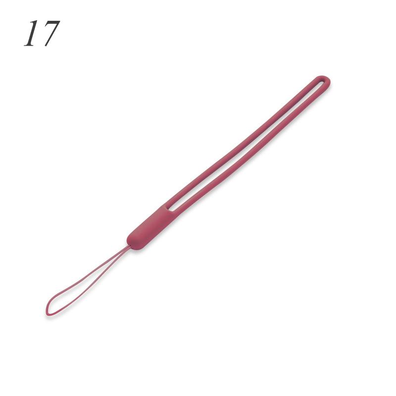 1 шт., ремешок для мобильного телефона, брелок для телефона, силиконовый эластичный ремешок для камеры, сплошной цвет