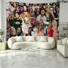 Post Malone Wall Tapestry Aesthetic Wall Hanging Printed Fabric Blanket Decorative Tapestries for Bedroom Living Room Home Decor