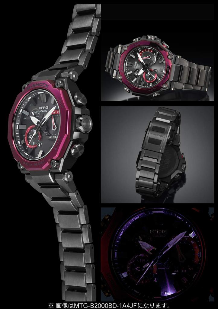 Часы с Bluetooth-радио Solar Dual Core Guard Structure серые [Casio] G-Shock [MT-G] MTG-B2000B-1A2JF мужские