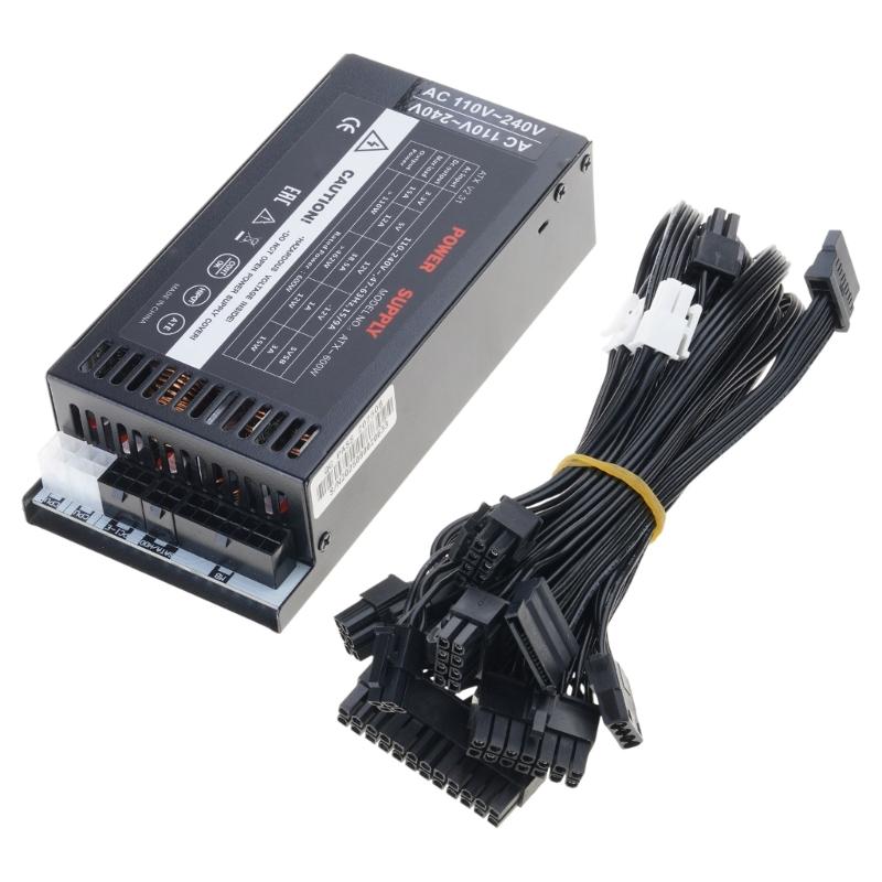 600W Full Modulars 1U Flexs ATXs PSUs PC Power Supply 110-264V for K39 ITX Mini Case Game Desktop