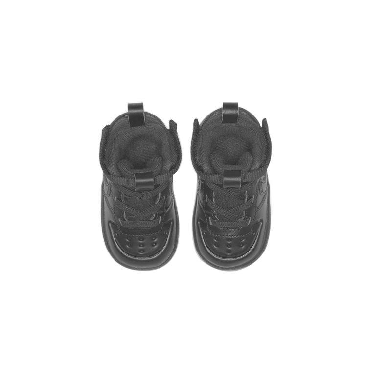 Nike Кроссовки-ботинки Court Borough Mid 2 High top для малышей Черные BQ5445-001