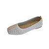 Fashion Stretch Knit Fabric Shoes Hollow Fabric Ballet Flats Patchwork New Women Flat Heel Anti Skid Breathable Loafer Femalety76