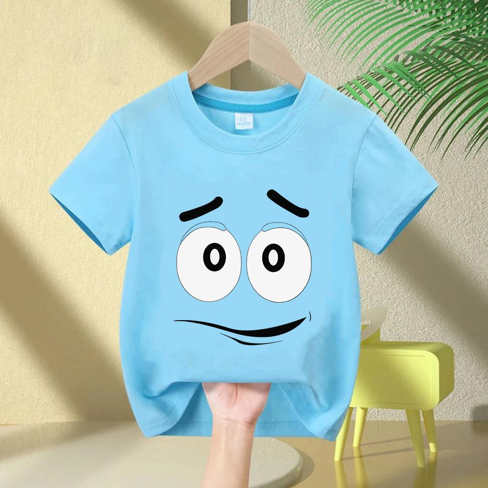 Summer Innovative Chocolate Bean Childrens Printed Tshirt Fun 100 Cotton Casual and Fashionable