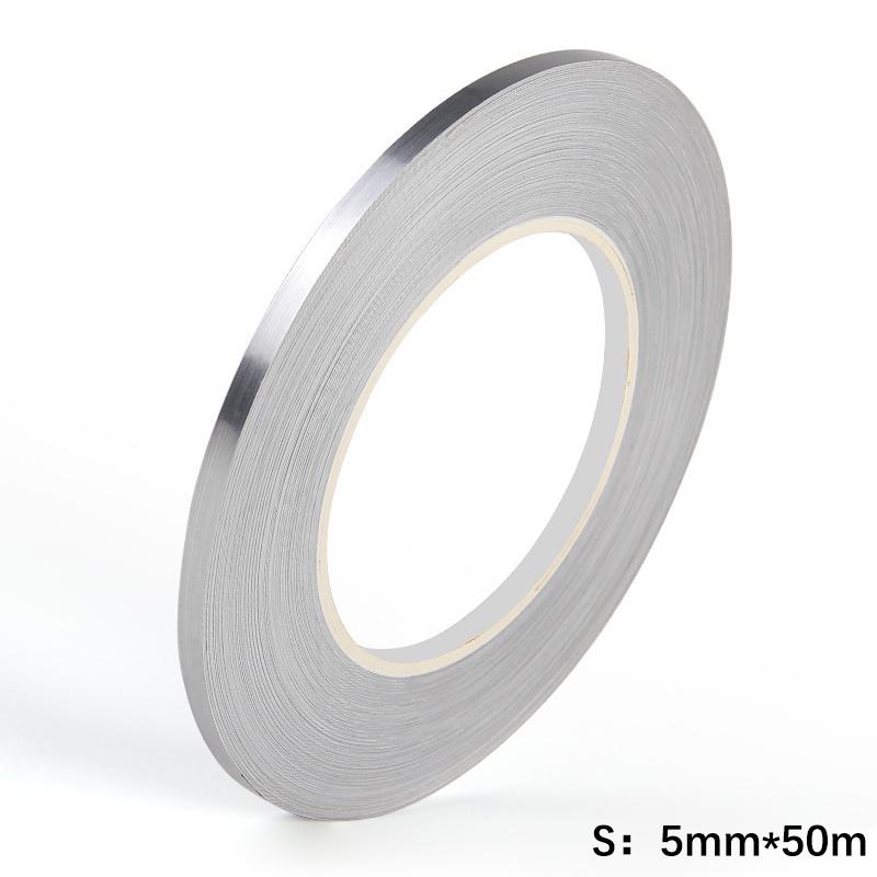50 м матовый золотой, серебряный край пола, водостойкие наклейки на стену со швом, зазор в стене, потолок, украшение дома, самоклеящаяся лента для плитки