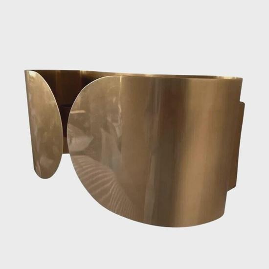 Pair of Mid-Century Italian Foglio Wall Sconces Raw Brass Sputnik Lamps Entryways, Hallways, Bedrooms, Office, Home Decor Gift