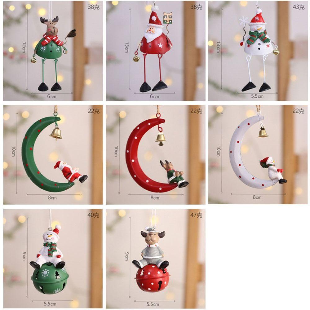 Подвески на елку в виде снеговика/лося/Санта-Клауса, украшение для рождественской вечеринки