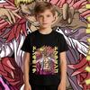 One Piece Doflamingo Anime Print Cotton T Shirt Kids Boys Girls Casual Short Sleeve Summer Top