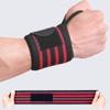 1Pair Wrist Wrap Elastic Bandage for Weightlifting Sports Injury Prevention Anti Sprain Support Adjustable Straps for Men Women Training Protection