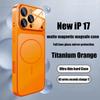 Официальный матовый нано-стеклянный бронированный чехол для iPhone 17 16 15 14 13 Pro Max 17Pro Air Для Magsafe Беспроводная зарядка Магнитная жесткая крышка