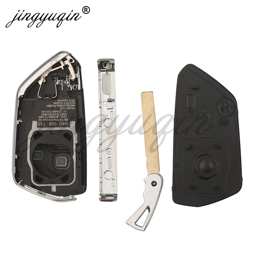 5pcs Remote Smart Car Key Shell For Volkswagen Golf 8 MK8 ID.3 ID.4 Cupra Skoda Octavia A8 SEAT Leon MK4 2020 2021 KD HZ25 ZB25