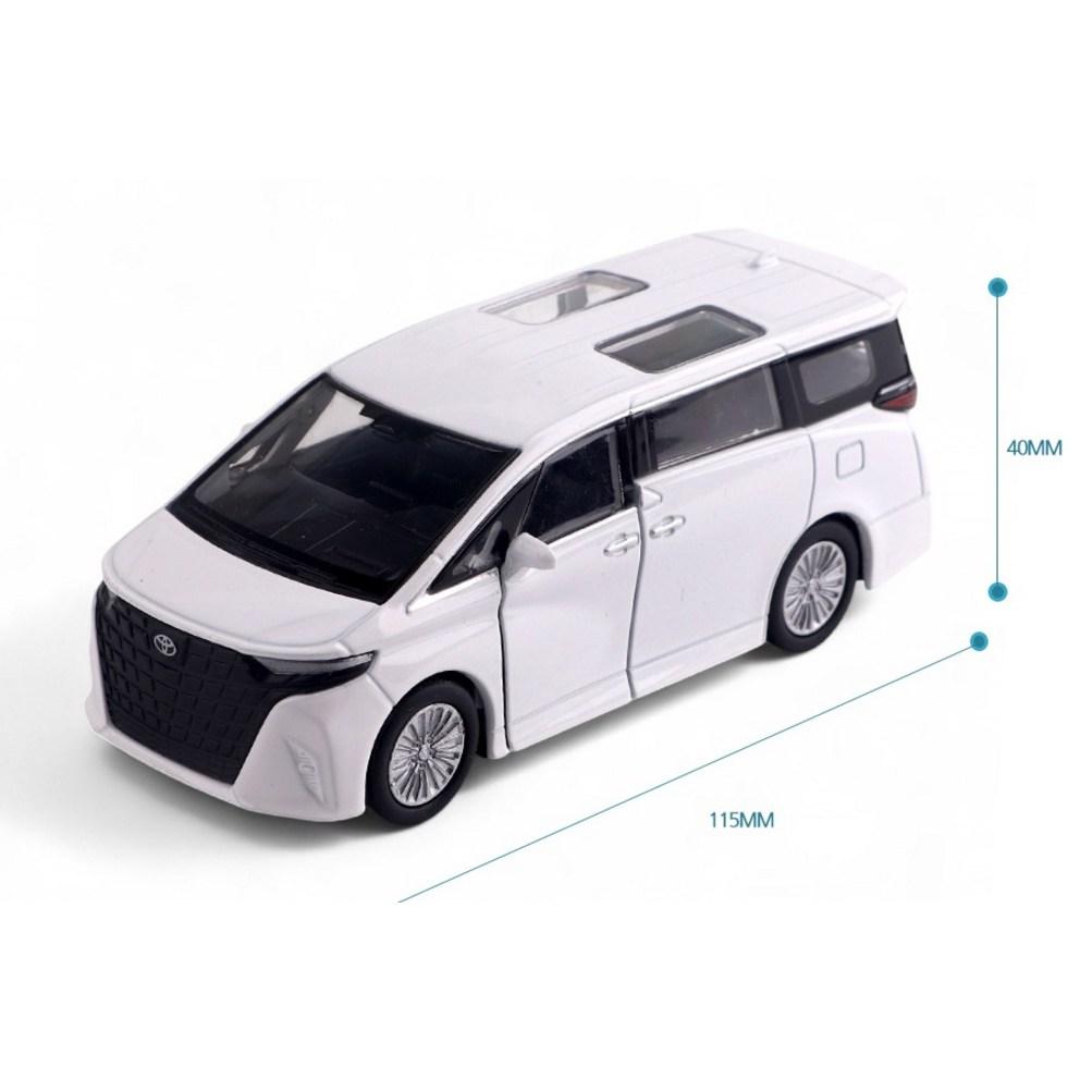 Welly 2024 Toyota Alphard Модель автомобиля (115 x 40 мм)