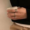 Hip-hop Roman Numeral Female Finger Ring Opening Adjustable Ring Couple Ring Korean Style Ring