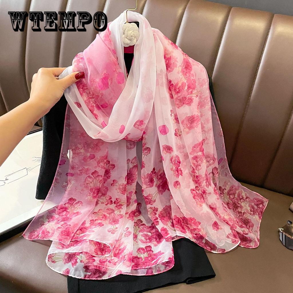 New Fashionable Scarf Muslim Women Chiffon See-through Hijab Islam Scarfs Spring Pashmina Fashion Headscarf Shawls