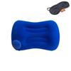 Press-and-Fold Inflatable Pillow: Large Neck and Lumbar Support for Camping and Travel