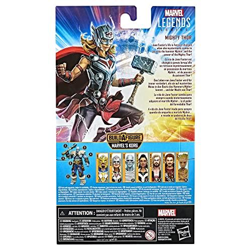 Hasbro Marvel Legends Series Тор: Любовь и гром Могучий Тор F1060 Оригинальный 6-дюймовый (15см) Фигурка с 4 аксессуарами и деталью для сборки фигурки