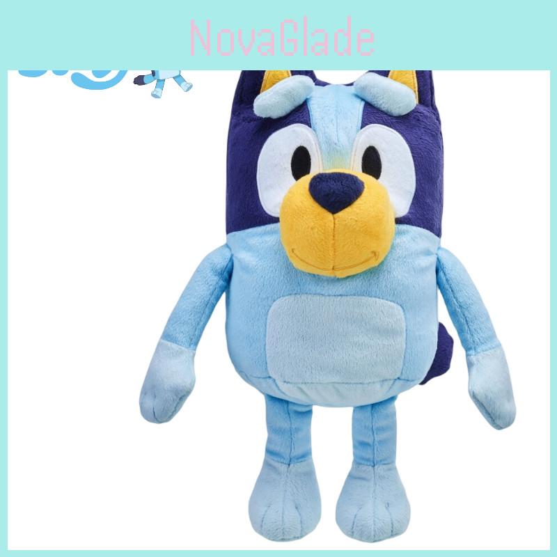 Bluey Talking Plush Fun Cartoon Dog Toy With Musical Features Short Plush Blue Color 30cm
