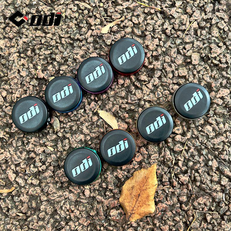 ODI Non-Slip Shock Absorption Double Lock-on Mountain Bike Grips for Flat and Road Bars.