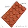 DIY 3D Шар Круглый Полусфера Силиконовые Формы для Выпечки Пудинг Мусс Шоколадный Торт Украшения Формы Кухонные Принадлежности Инструменты