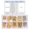 M2 M2.5 M3 M4 Hex Brass Standoff PCB Motherboard Spacer with Stainless Steel Cross Round Head Screw and Nut For PCB Assortment