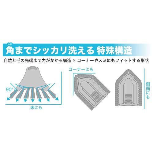 Torne Wise Corner Bath Brush for Tile Floors and Joints