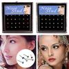 24 Pcs/Box Nose Ring Set Women Girl Stainless Surgical Steel Piercing Nose Stud Lot Body Jewelry