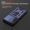 KEYSION Shockproof Case for Redmi A5 4G Silicone+PC Slide Camera Lens Protection Ring Stand Phone Back Cover for Xiaomi POCO C71