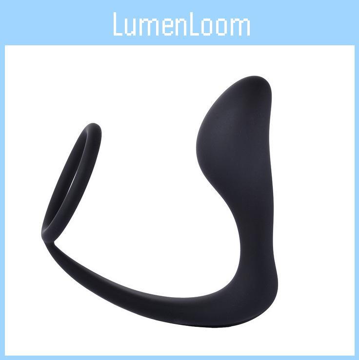 Вибратор Мужской Массаж Простаты Анальная Пробка Задержка Кольцо Мужской Секс-Игрушка