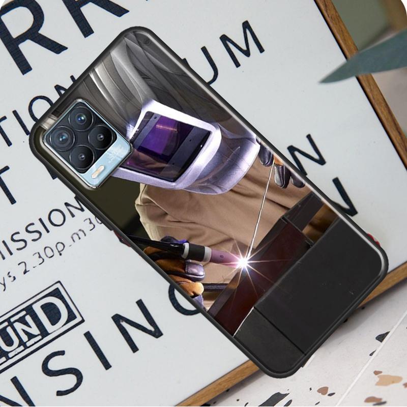 Чехол для сварщика для Realme C21 C11 C15 GT Neo2 Master 8 Pro 8i OnePlus 9 Pro 8T 9R Nord2, чехол