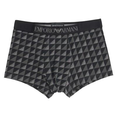 Мужские трусы-боксеры Emporio Armani Classic Pattern Mix, Черные, Размеры S/M/L, Спереди застежка, Мужские, Европейские размеры, 54059942, L (Размер ЕС), Размер 98