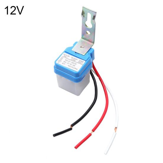 DC 12V 24V AC 110V 220V 50-60Hz Автоматический выключатель света с датчиком освещенности, фотореле