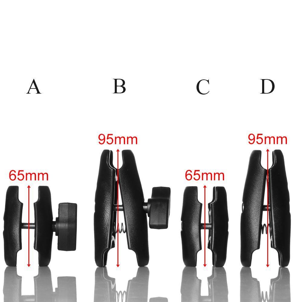 Motorcycle Action Camera Accessories Phone Holder Ball Bases for Ram Mount Double Socket Arm