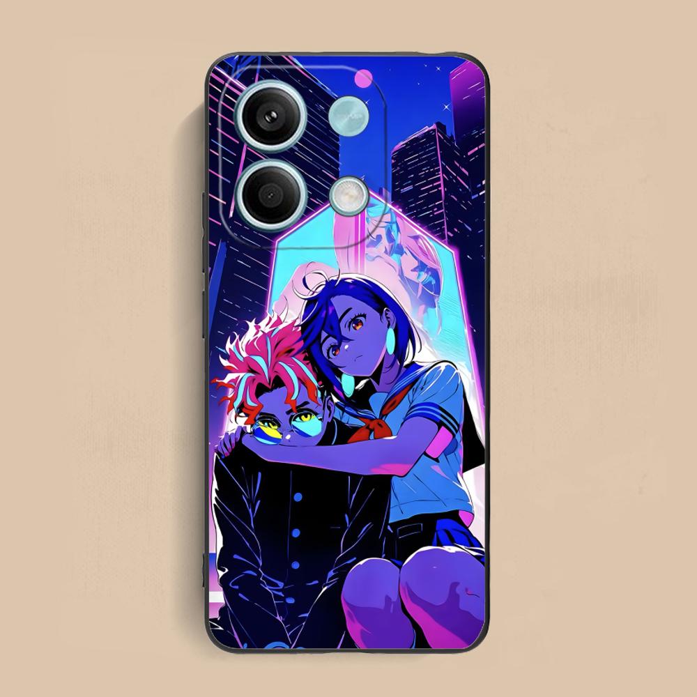 Матовая TPU чехол-бампер для телефона Xiaomi Redmi Note 14 13 12 11 S Pro Plus 4G 5G с цветной печатью из аниме Dandadan