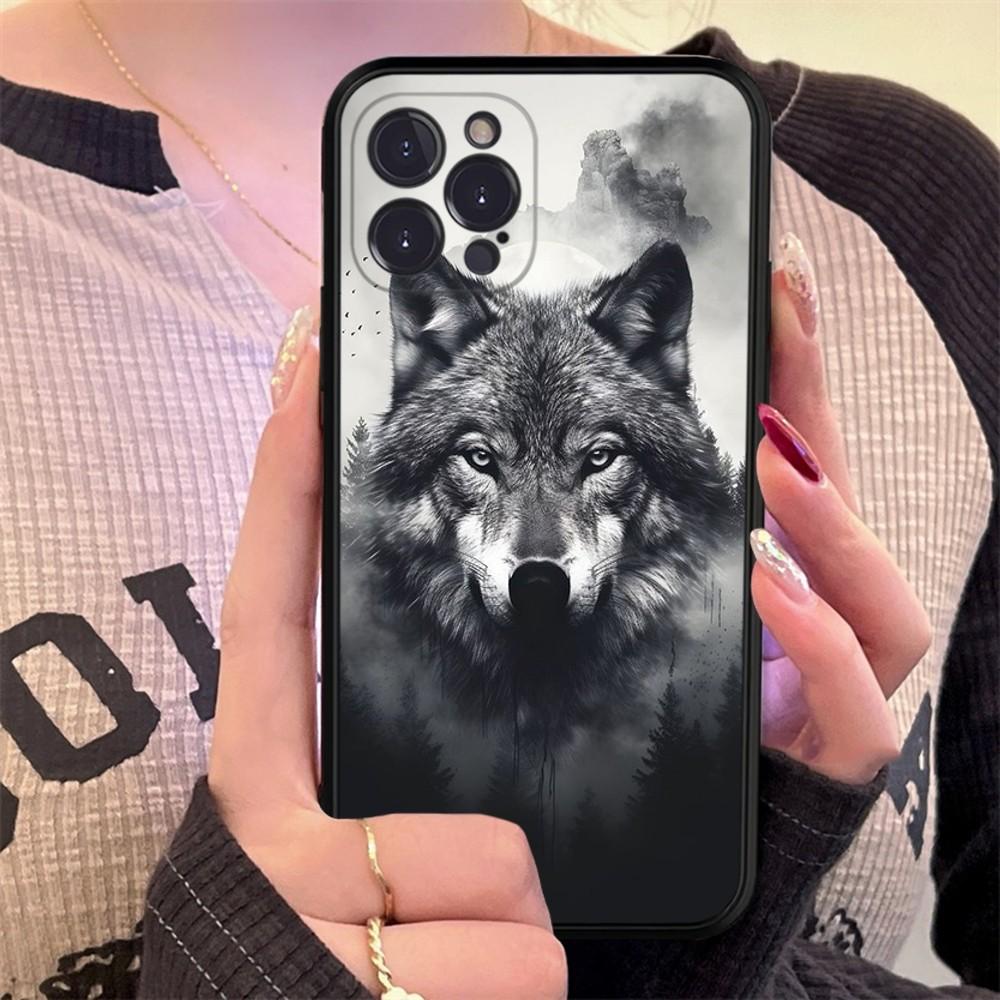 Чехол для телефона «Волк» для iPhone Samsung Galaxy Redmi Xiaomi Oppo OnePlus Note SA 7 8 9 10 11 12 13 14 20 21 22 23 53 54 Pro Max Plus Ultra TPU Soft